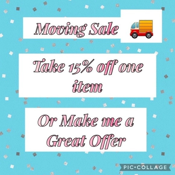 Moving Sale!!! 15% off ONE Item!! - Picture 1 of 1